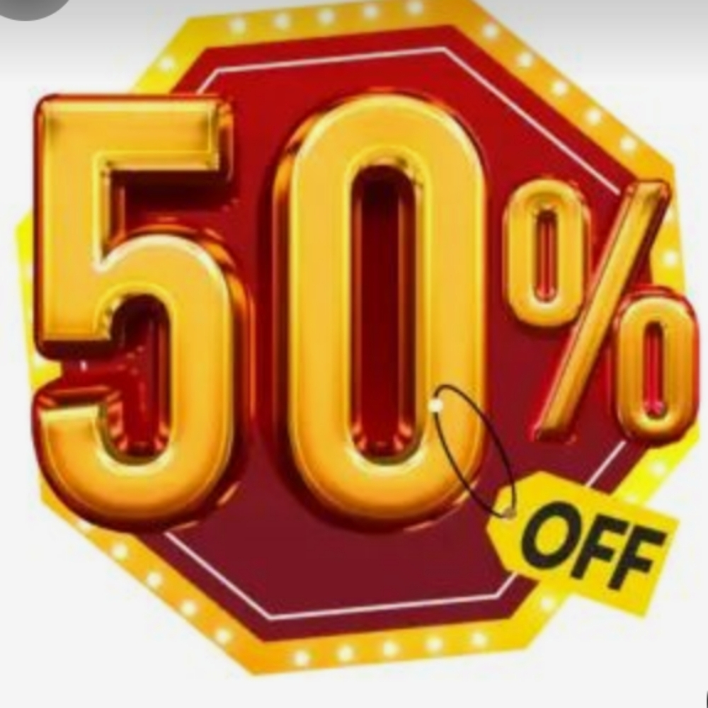 50% OFF BUNDLES OF 3 OR MORE ITEMS! 👀LOOK BELOW FOR DETAILS